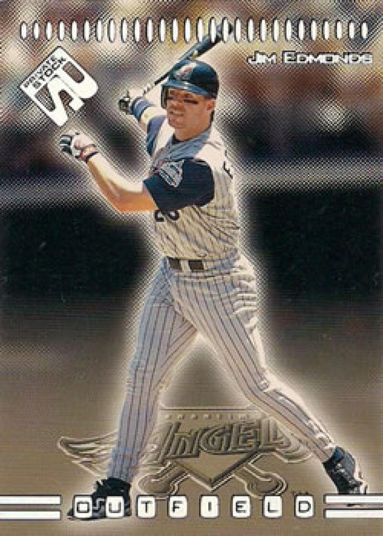 1999 Pacific Private Stock #28 Jim Edmonds NM-MT  Anaheim Angels 
