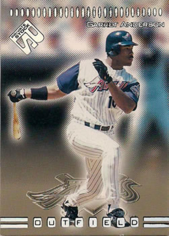 1999 Pacific Private Stock #52 Garret Anderson NM-MT  Anaheim Angels 