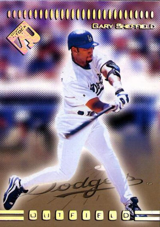 SOLD 190349 1999 Pacific Private Stock #138 Gary Sheffield NM-MT  Los Angeles Dodgers 