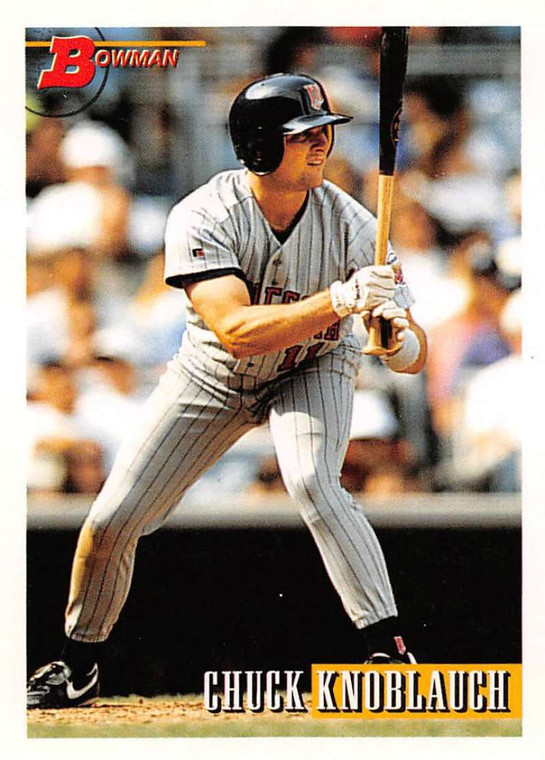 1993 Bowman #481 Chuck Knoblauch NM-MT  Minnesota Twins 