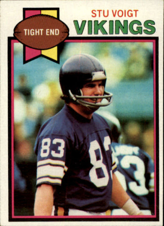 1979 Topps #79 Stu Voigt VG Minnesota Vikings 