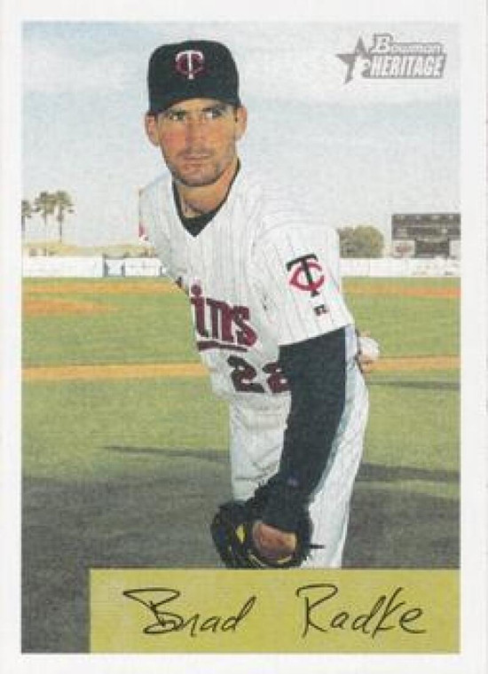 2002 Bowman Heritage #359 Brad Radke NM-MT  Minnesota Twins 