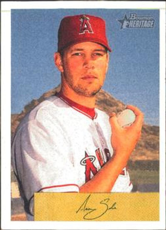 2002 Bowman Heritage #428 Aaron Sele NM-MT  Anaheim Angels 