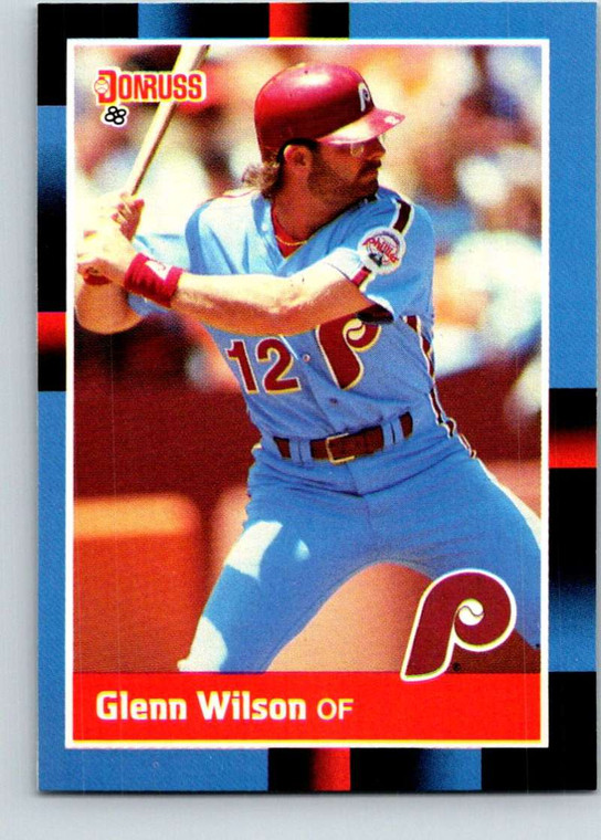 1988 Donruss #262 Glenn Wilson NM-MT Philadelphia Phillies 