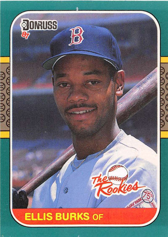 1987 Donruss Rookies #5 Ellis Burks NM-MT RC Rookie Boston Red Sox 