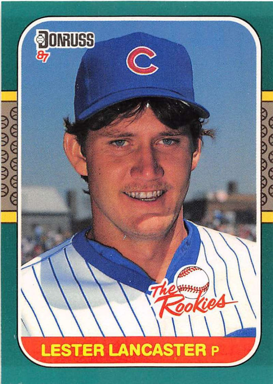 1987 Donruss Rookies #10 Les Lancaster NM-MT RC Rookie Chicago Cubs 