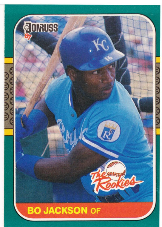 1987 Donruss Rookies #14 Bo Jackson NM-MT Kansas City Royals 
