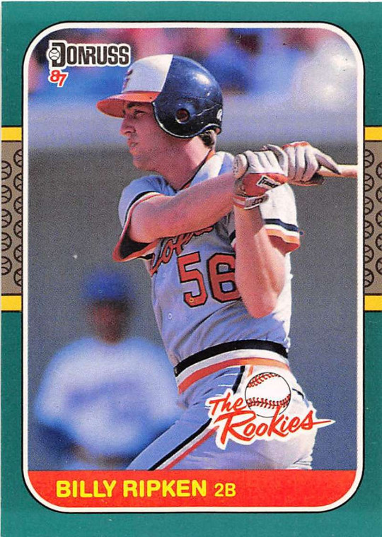 1987 Donruss Rookies #16 Billy Ripken NM-MT RC Rookie Baltimore Orioles 