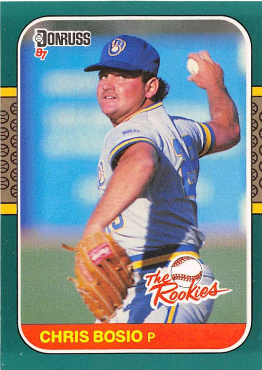 1987 Donruss Rookies #20 Chris Bosio NM-MT Milwaukee Brewers 