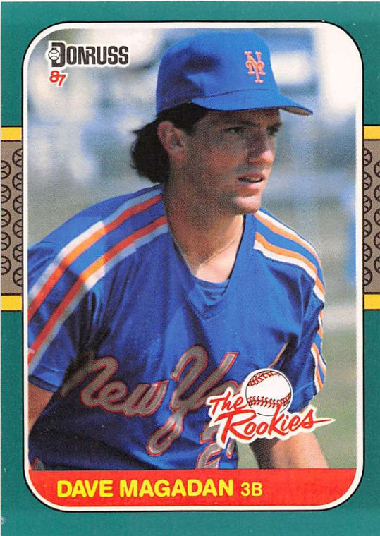 1987 Donruss Rookies #34 Dave Magadan NM-MT New York Mets 