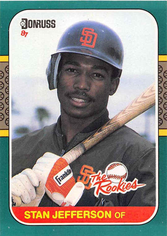 1987 Donruss Rookies #43 Stan Jefferson NM-MT San Diego Padres 