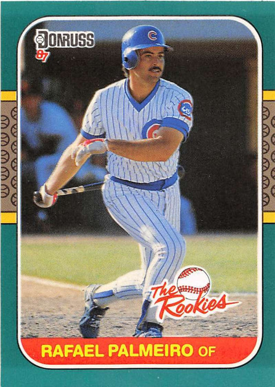 1987 Donruss Rookies #47 Rafael Palmeiro NM-MT Chicago Cubs 