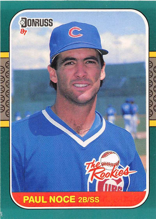 1987 Donruss Rookies #51 Paul Noce NM-MT RC Rookie Chicago Cubs 