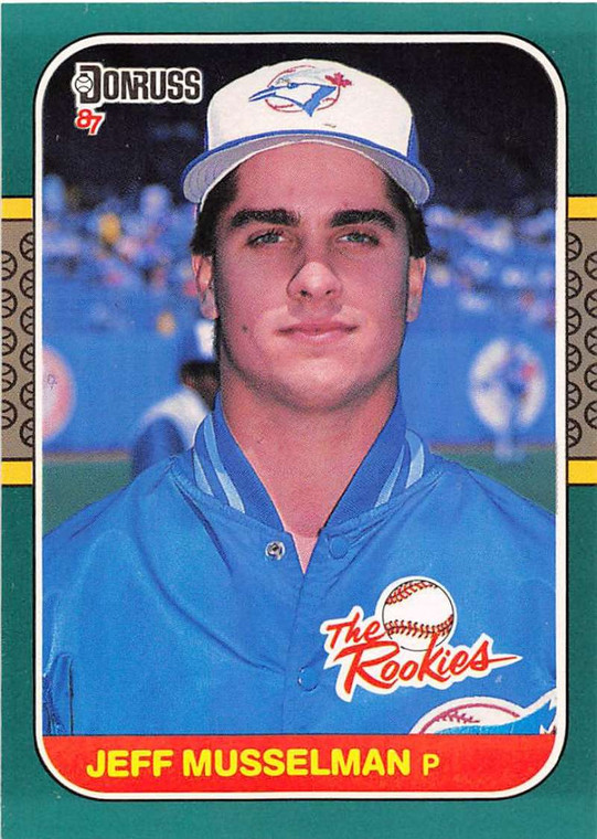 1987 Donruss Rookies #53 Jeff Musselman NM-MT Toronto Blue Jays 