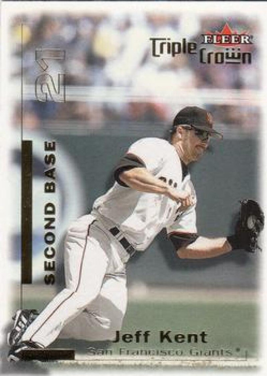 2001 Fleer Triple Crown #6 Jeff Kent NM-MT  San Francisco Giants 