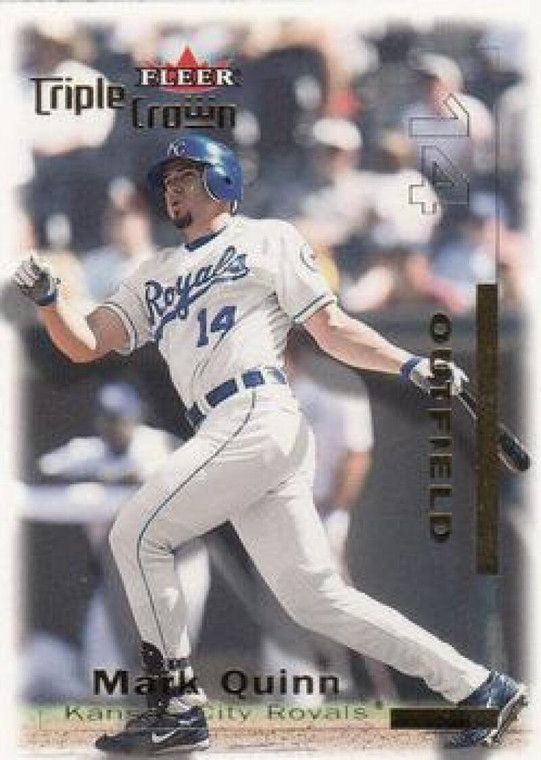 2001 Fleer Triple Crown #15 Mark Quinn NM-MT  Kansas City Royals 