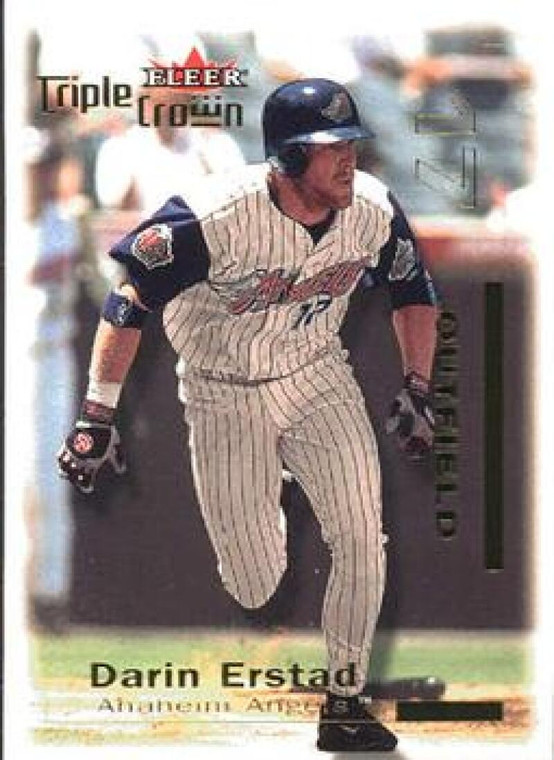 2001 Fleer Triple Crown #20 Darin Erstad NM-MT  Anaheim Angels 