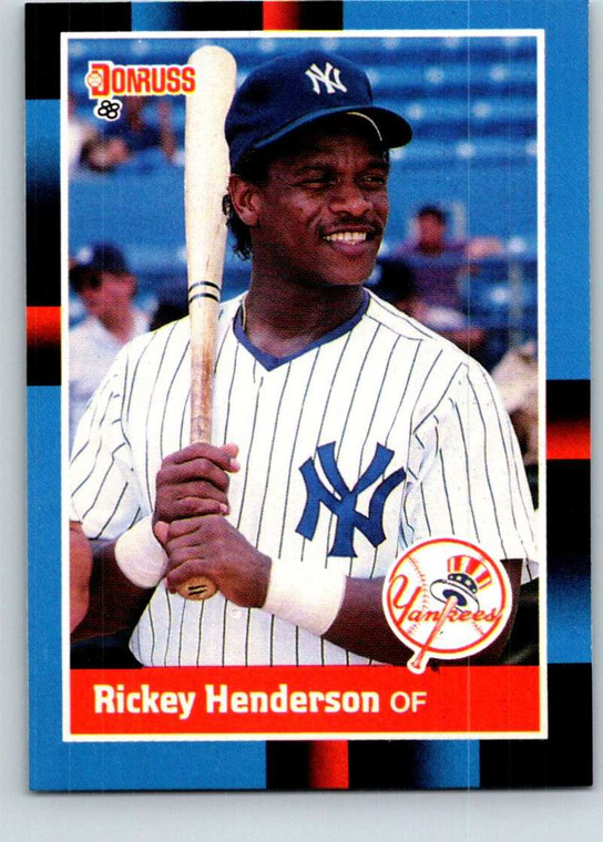 1988 Donruss #277 Rickey Henderson NM-MT New York Yankees 