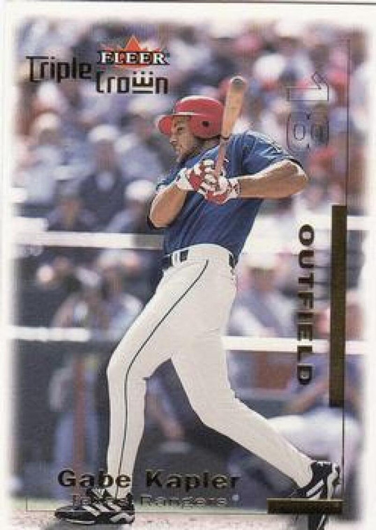 2001 Fleer Triple Crown #92 Gabe Kapler NM-MT  Texas Rangers 
