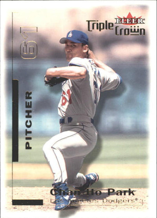 2001 Fleer Triple Crown #104 Chan Ho Park NM-MT  Los Angeles Dodgers 