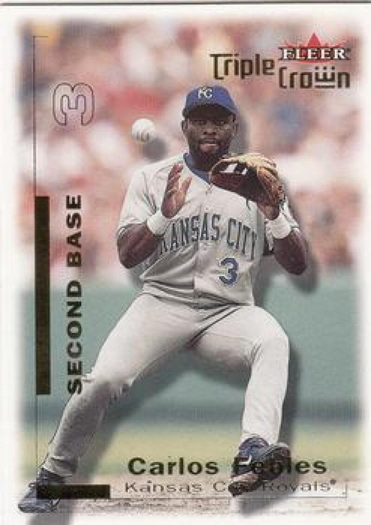 2001 Fleer Triple Crown #121 Carlos Febles NM-MT  Kansas City Royals 