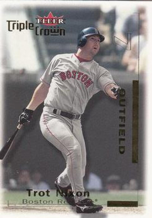 SOLD 190488 2001 Fleer Triple Crown #127 Trot Nixon NM-MT  Boston Red Sox 