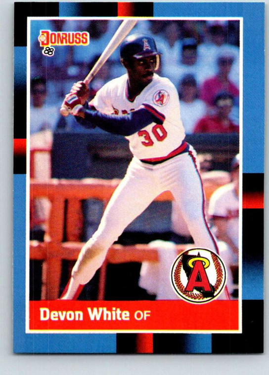 1988 Donruss #283 Devon White NM-MT California Angels 