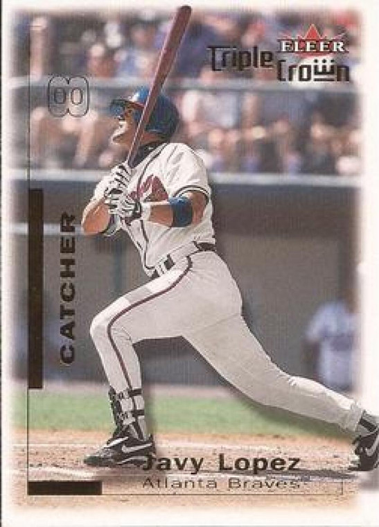 2001 Fleer Triple Crown #146 Javy Lopez NM-MT  Atlanta Braves 