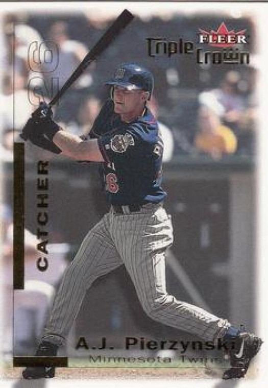 2001 Fleer Triple Crown #172 A.J. Pierzynski NM-MT  Minnesota Twins 