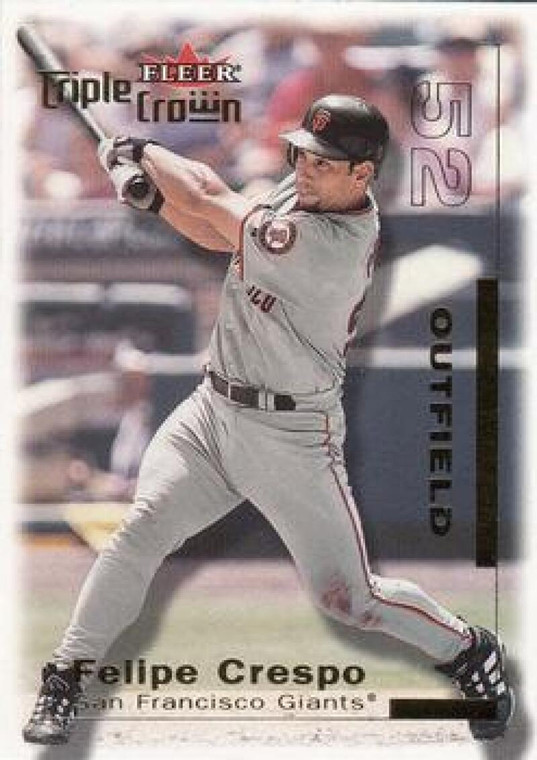 2001 Fleer Triple Crown #178 Felipe Crespo NM-MT  San Francisco Giants 