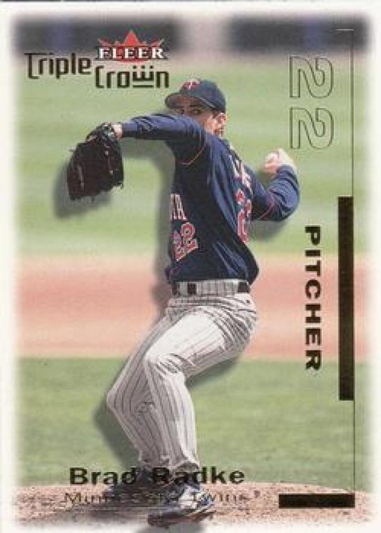 2001 Fleer Triple Crown #193 Brad Radke NM-MT  Minnesota Twins 