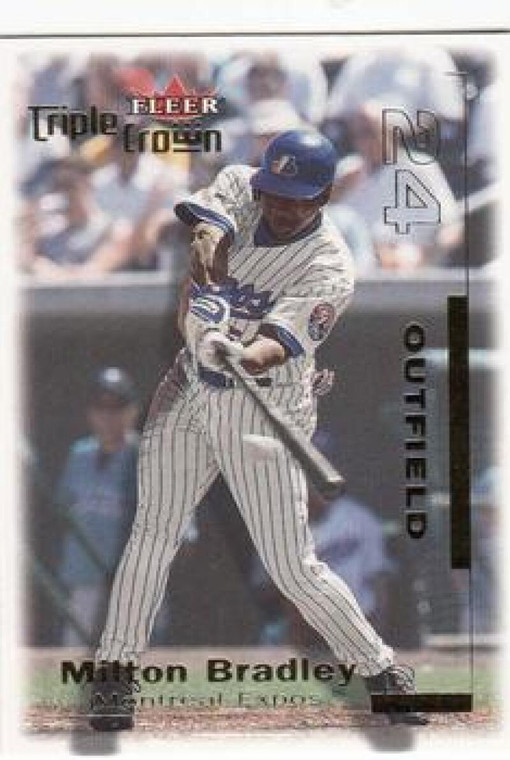 2001 Fleer Triple Crown #195 Milton Bradley NM-MT  Montreal Expos 