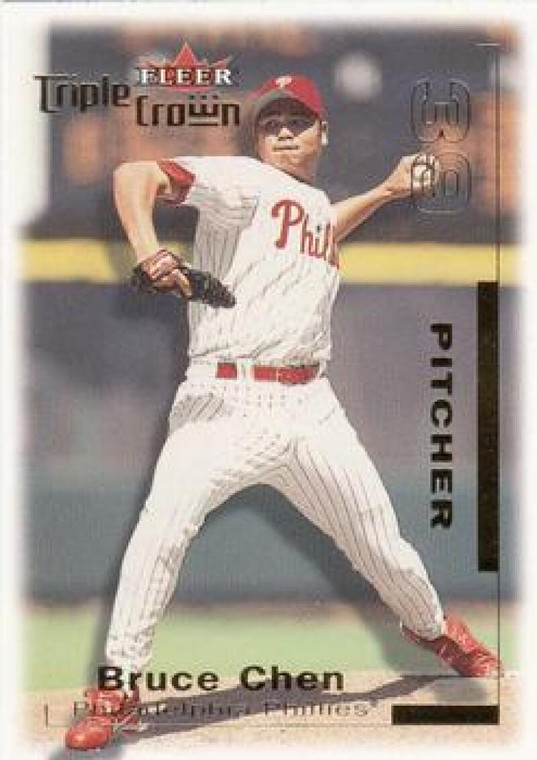 2001 Fleer Triple Crown #199 Bruce Chen NM-MT  Philadelphia Phillies 