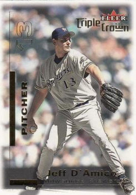 2001 Fleer Triple Crown #205 Jeff D'Amico NM-MT  
