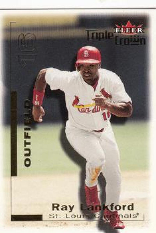 2001 Fleer Triple Crown #206 Ray Lankford NM-MT  St. Louis Cardinals 