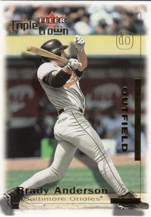 2001 Fleer Triple Crown #229 Brady Anderson NM-MT  Baltimore Orioles 
