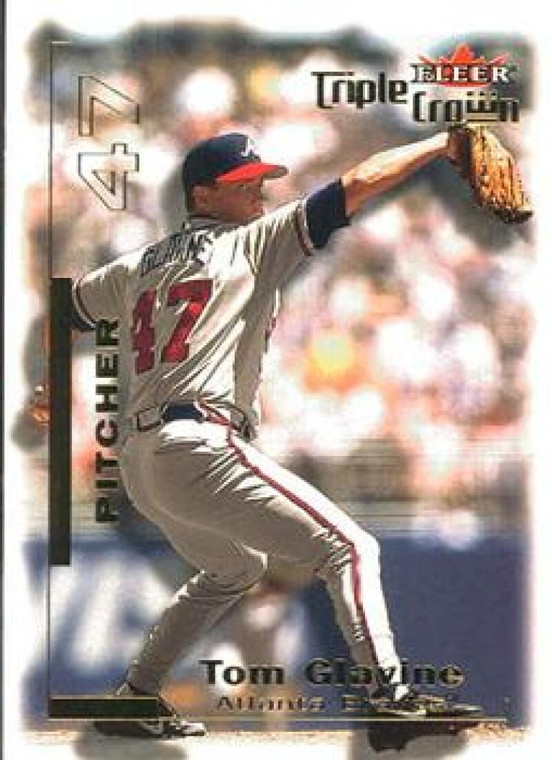 2001 Fleer Triple Crown #236 Tom Glavine NM-MT  Atlanta Braves 