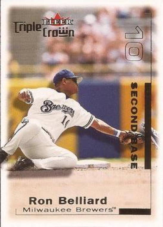 2001 Fleer Triple Crown #244 Ron Belliard NM-MT  Milwaukee Brewers 