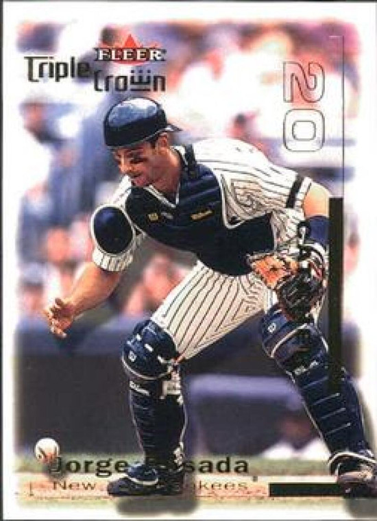 2001 Fleer Triple Crown #250 Jorge Posada NM-MT  New York Yankees 