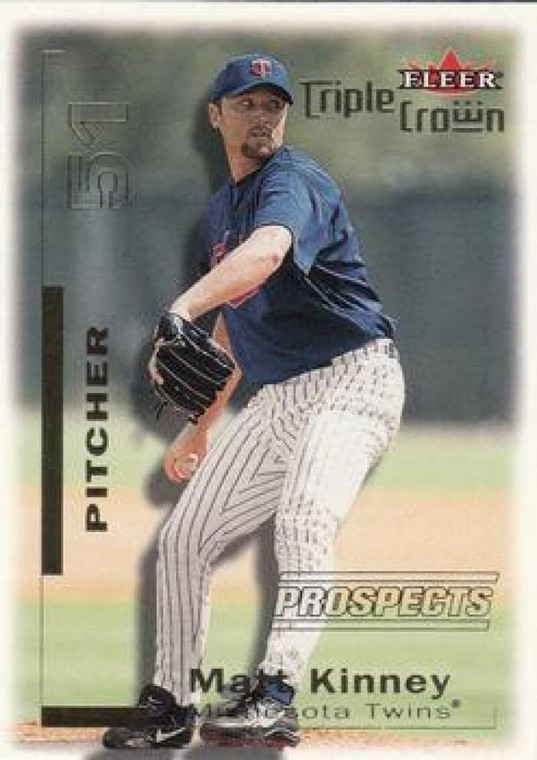 2001 Fleer Triple Crown #258 Matt Kinney NM-MT  Minnesota Twins 