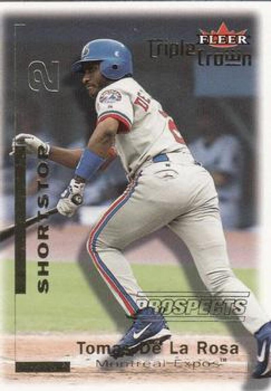 2001 Fleer Triple Crown #271 Tomas De la Rosa NM-MT  Montreal Expos 