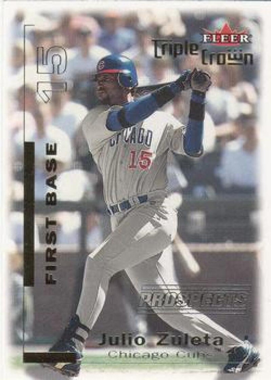 2001 Fleer Triple Crown #276 Julio Zuleta NM-MT  Chicago Cubs 