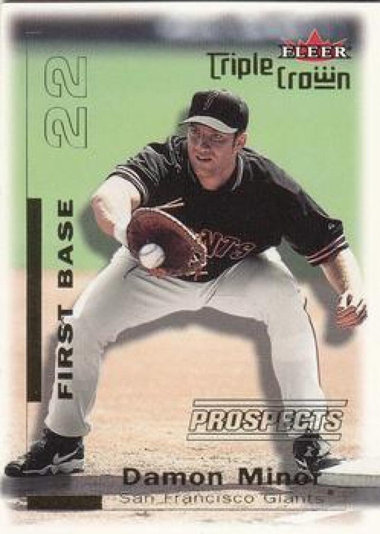 2001 Fleer Triple Crown #277 Damon Minor NM-MT  