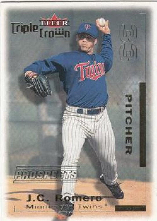 2001 Fleer Triple Crown #291 J.C. Romero NM-MT  Minnesota Twins 