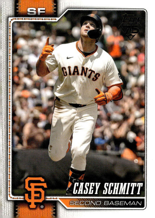 2026 Topps #57 Casey Schmitt NM-MT San Francisco Giants 