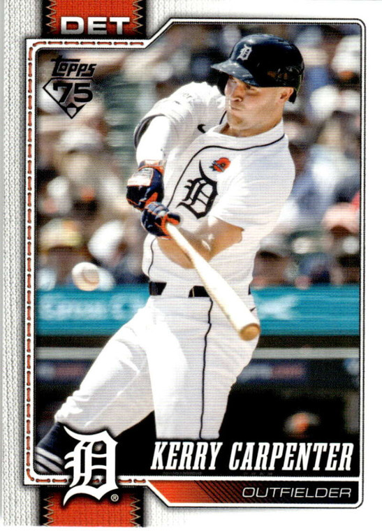 2026 Topps #61 Kerry Carpenter NM-MT Detroit Tigers 