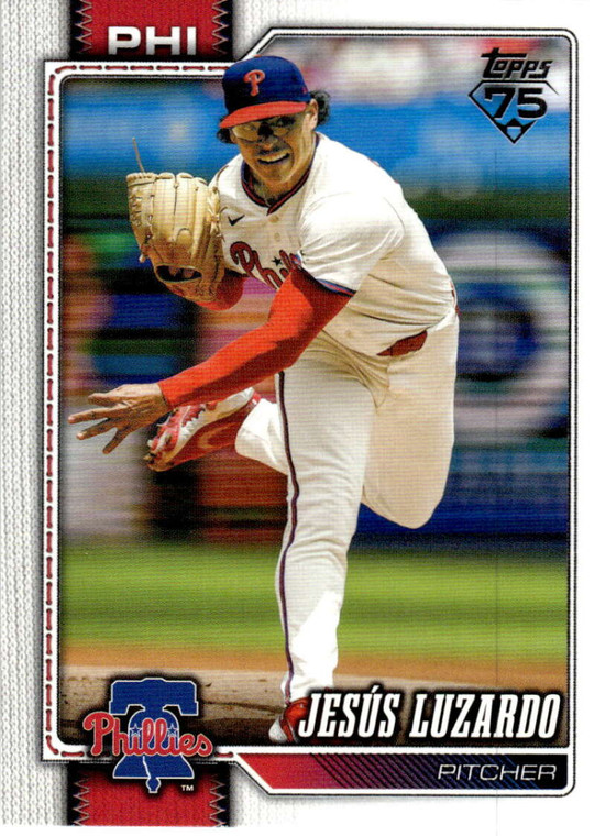 2026 Topps #63 Jesus Luzardo NM-MT Philadelphia Phillies 