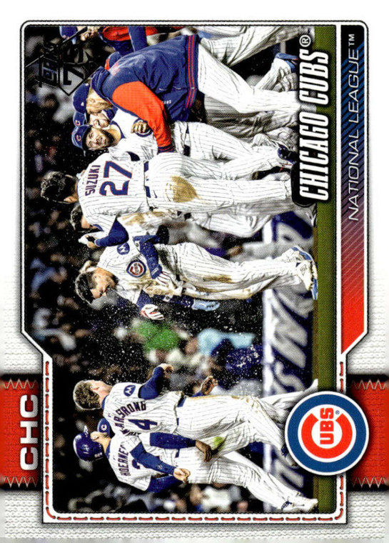2026 Topps #320 Chicago Cubs Team Card NM-MT Chicago Cubs 