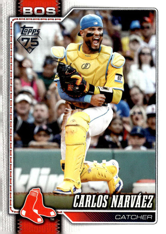 2026 Topps #344 Carlos Narvaez NM-MT Boston Red Sox 