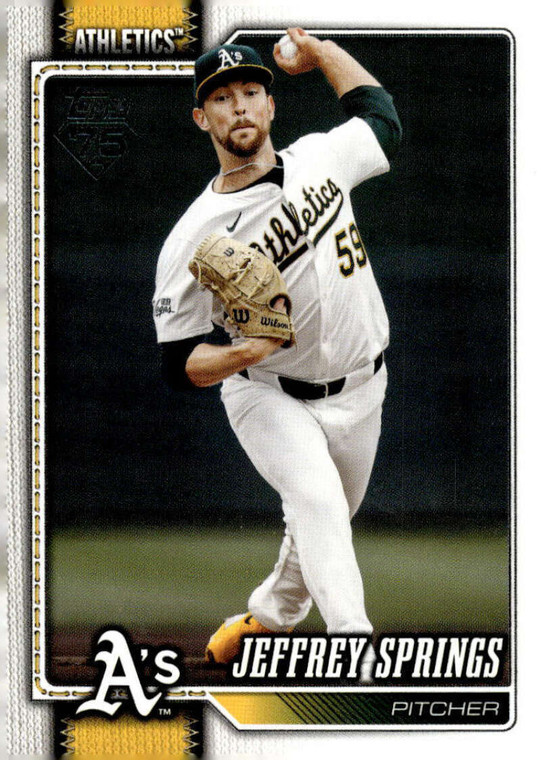 2026 Topps #87 Jeffrey Springs NM-MT Athletics 